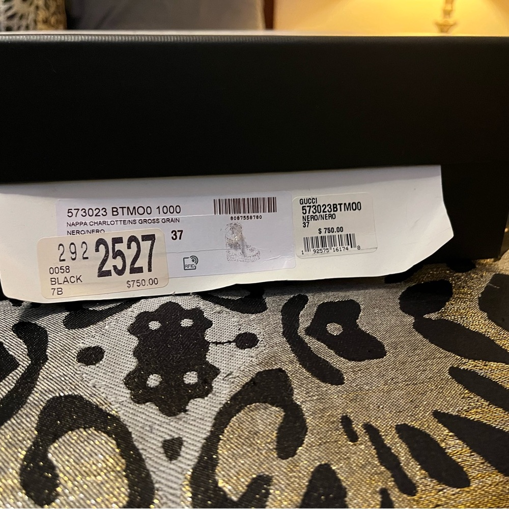 Gucci Black Shoe Box